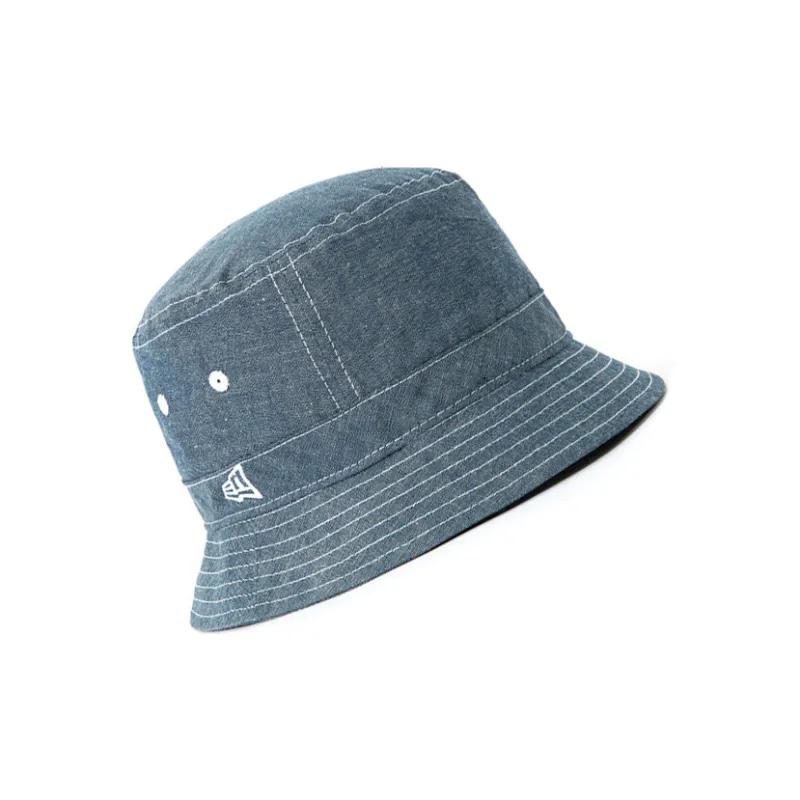 New Era Cotton Bucket Hats Unisex Blue-2