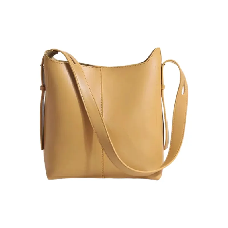 BRINCH PU Crossbody Bag, Shoulder Bag Women's Coffee/Black/Yellow-8