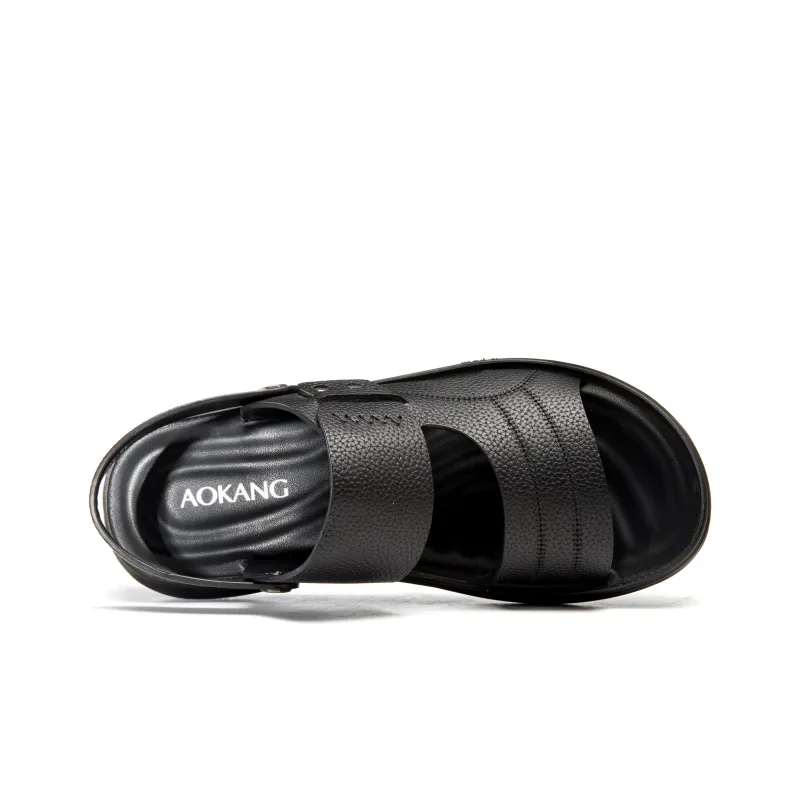 AOKANG Travel Flat Home Beach Sandals Men's-4