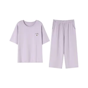 XIN1BU Pajama Set Women's Monet Purple