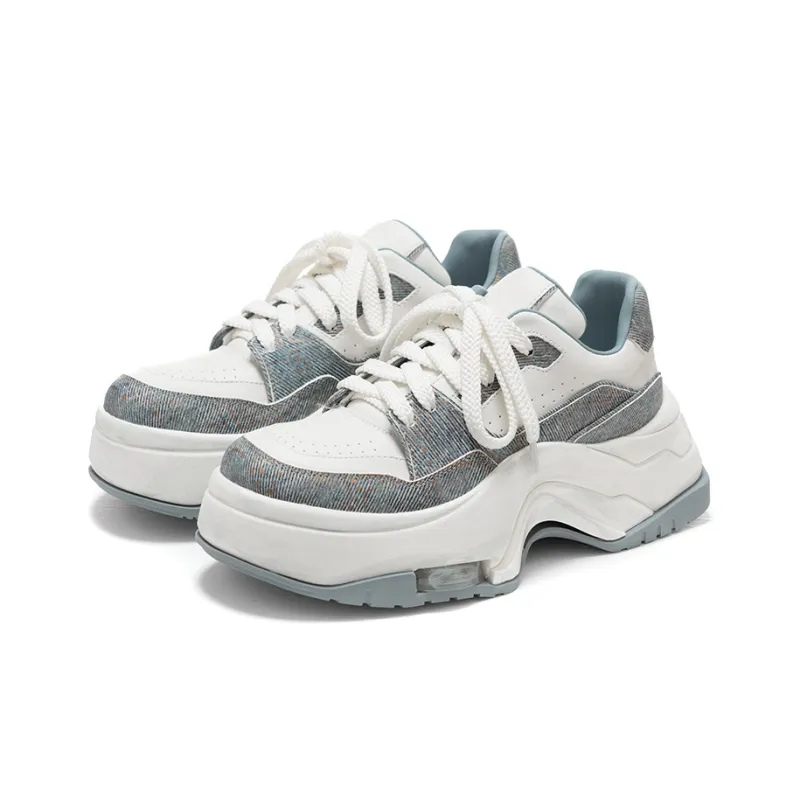 VITTORIO VENTURA Skateboard Shoes Unisex Denim Blue-2