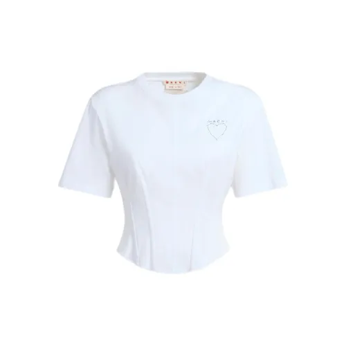 MARNI Jam Series T-Shirts Women's Lily White