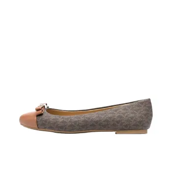 Michael Michael Kors Andrea Monogram Print Ballerinas