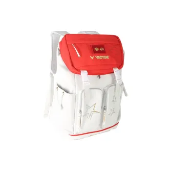 VICTOR PU Bonded Synthetic Leather Backpack Regular Unisex Bright White