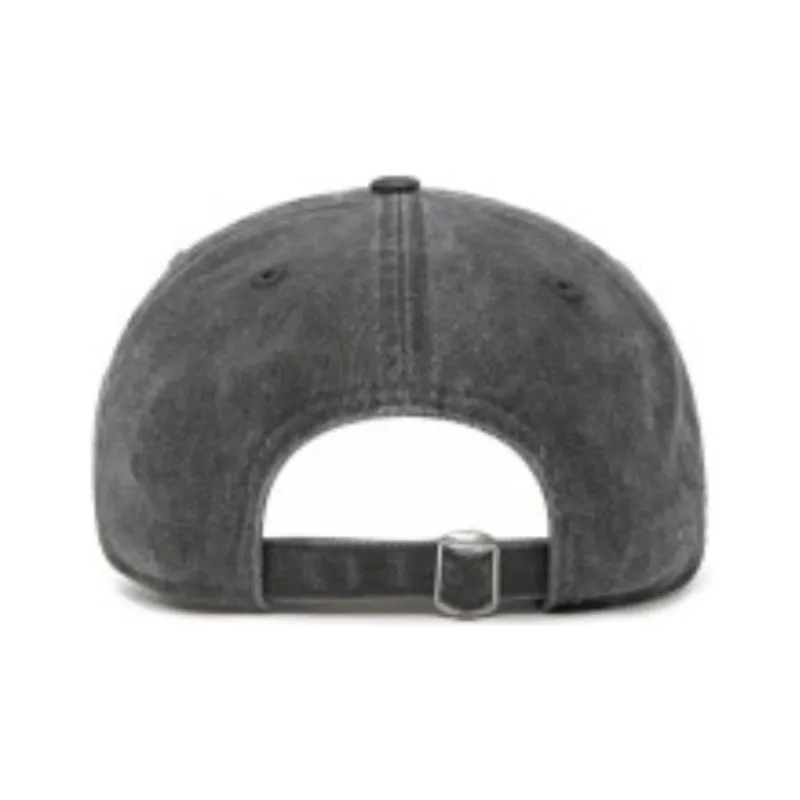 New Era Embroidered Logo Cotton Baseball Cap Gray-2