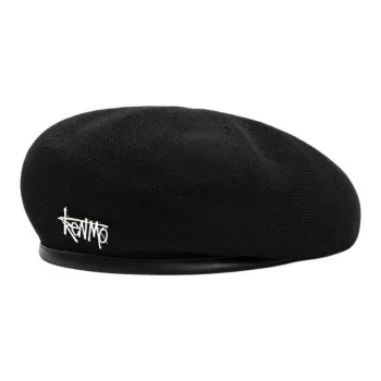 KENMO Polyester Berets Unisex Black