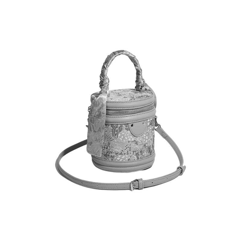 TTaG．baG Microfiber Synthetic Leather One Shoulder Handbag Women's-5