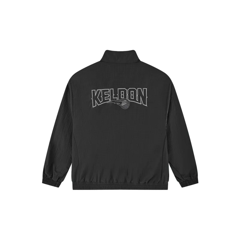 QIAODAN Jackets Coats Unisex Black-1