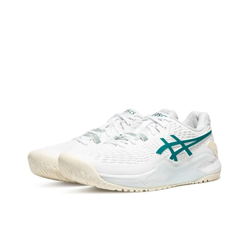 Asics Gel Resolution 9 White Pitch Green-2