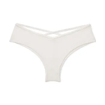 Victoria's Secret PINK DOT MESH CHEEKY PANTY /CW Underpants Women's 1 Pack Coconut White