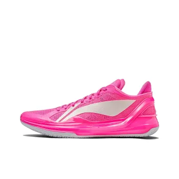LiNing Blade 4V2 Cushioning Slip Resistant Support Lightweight Rebound Low Top Basketball Shoes Men's Pink