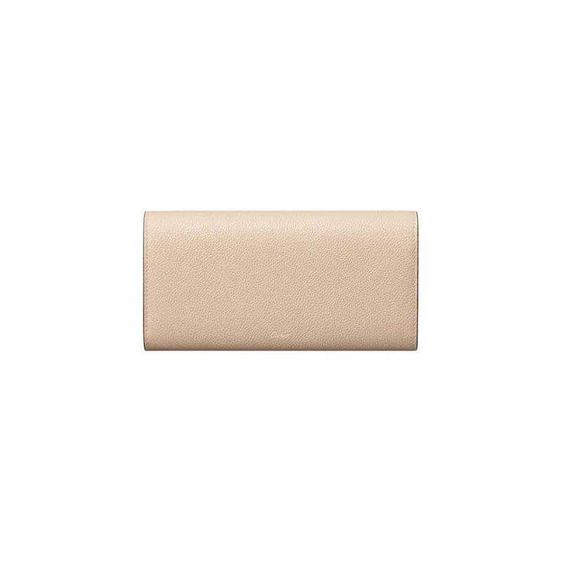 CARTIER Panthère De Cartier Grained Calfskin Wallet Women's Light Beige-1