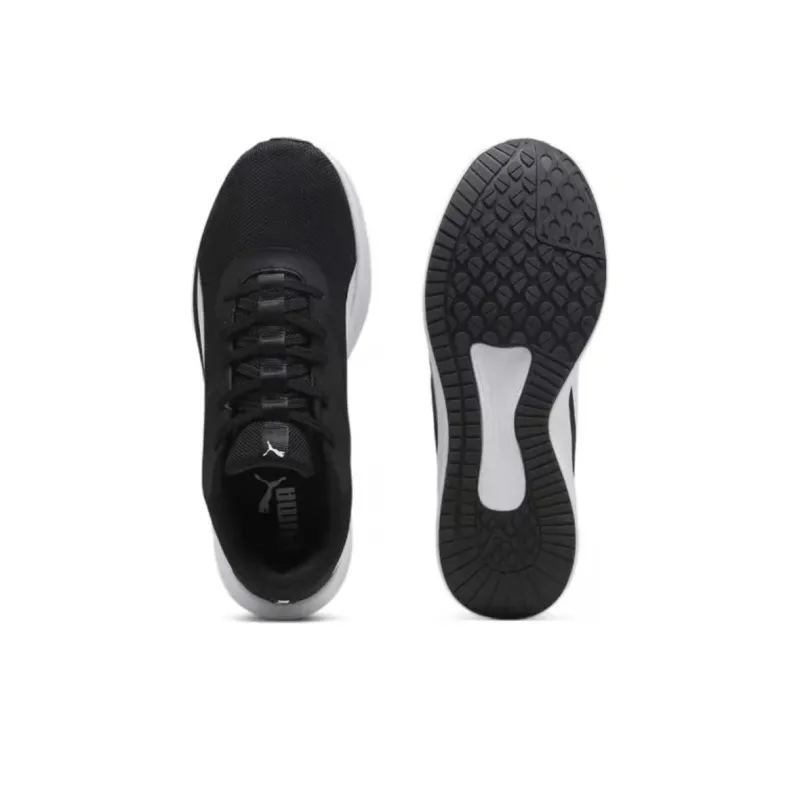 PUMA Cushioning Wear Resistant Low Top Casual Running Shoes Unisex Black-4