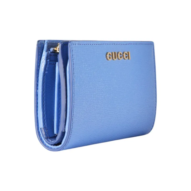 GUCCI Leather Wallet Women's Light Purple-1