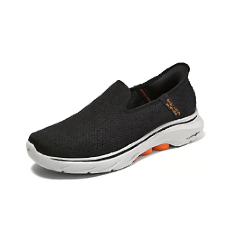 Skechers GO WALK 7 Breathable Lightweight Low Top Casual Shoes Men's Black-2