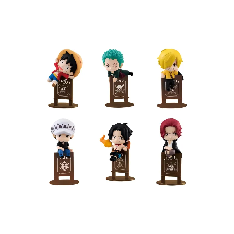 MegaHouse One Piece Tea Lovers Pirate Feast Reissue Egg Box Chibi Figures-0