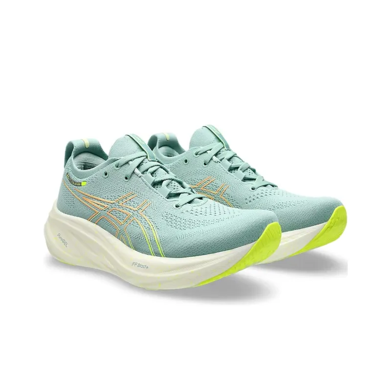 Asics Gel Nimbus 26 Sneakers 'Light Celadon Safety Yellow' Women's-2