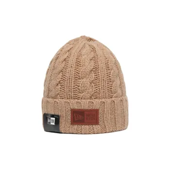 New Era Sheep Wool Polyamide Fibers Beanies Unisex Brown