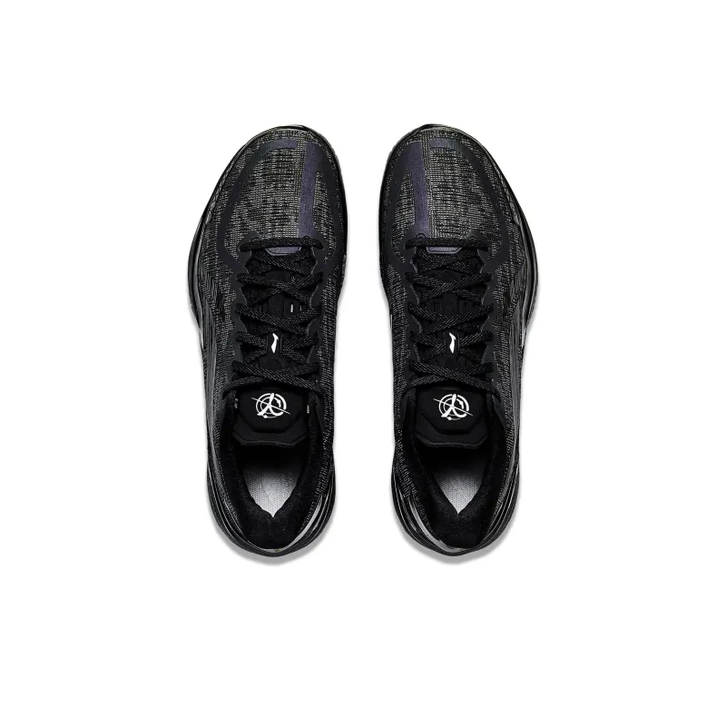 LiNing Gamma Cushioning, Slip Resistant, Abrasion Resistant, Support, Lightweight Low Top Basketball Shoes Men's Black-3