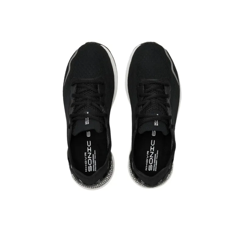 Under Armour Hovr Sonic 6 Wear Resistant Low Top Casual Running Shoes Women's Black-2