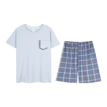 XIN1BU Pajama Set Men's Celestial Blue