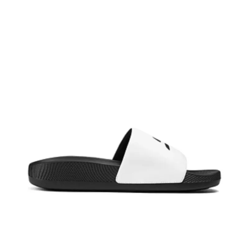 Skechers Hyper Slide Quiet Slide Slippers Men's White Black-1