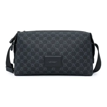 GOLDLION Cow Leather Crossbody Bag Shoulder Bag Crossbody Bag Regular Men's Black
