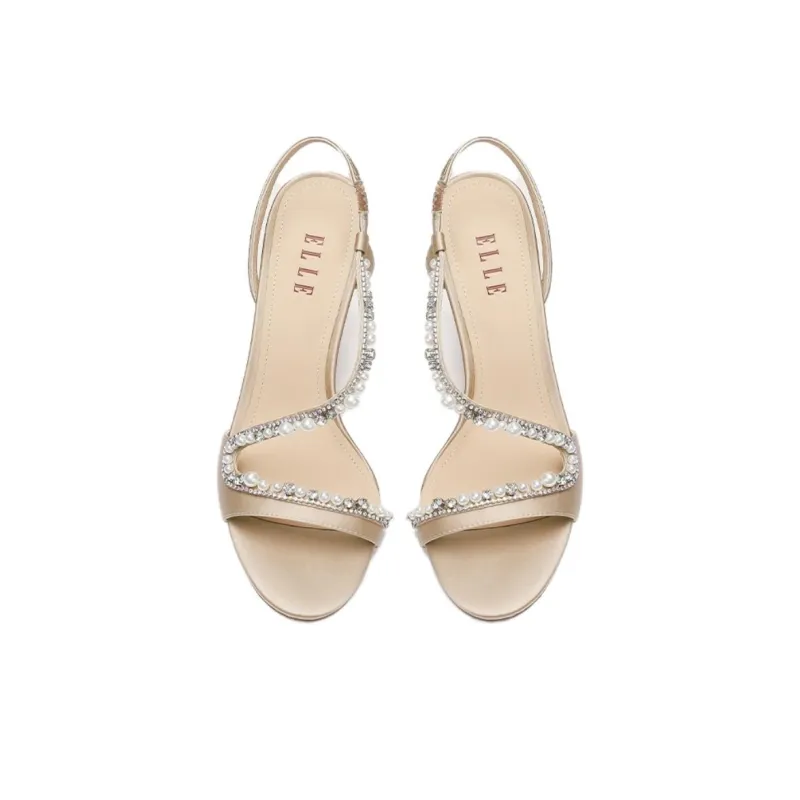 ELLE One Strap Sandals 8.1cm Women's-2