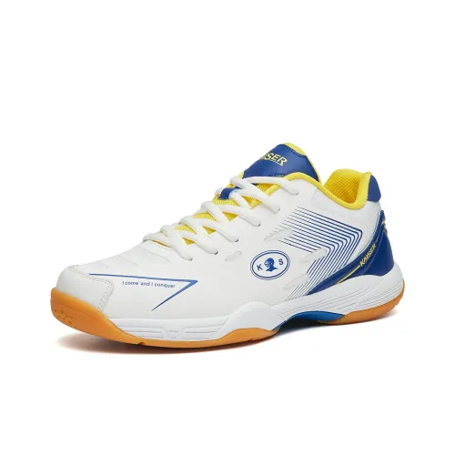 KAISER Badminton Shoes Men Low Top White