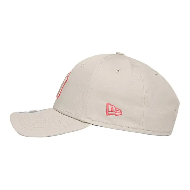 New Era Cotton, Polyester Baseball Caps Unisex Beige-2