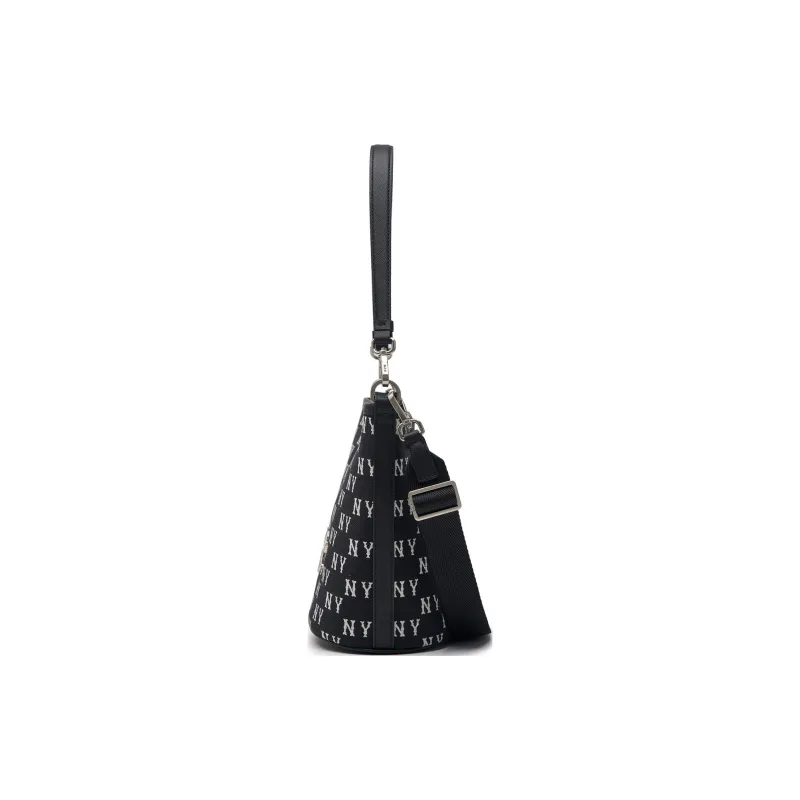 MLB Cotton Bucket Bag, Shoulder Bag, Crossbody Bag, Handbag Regular Unisex Black-1