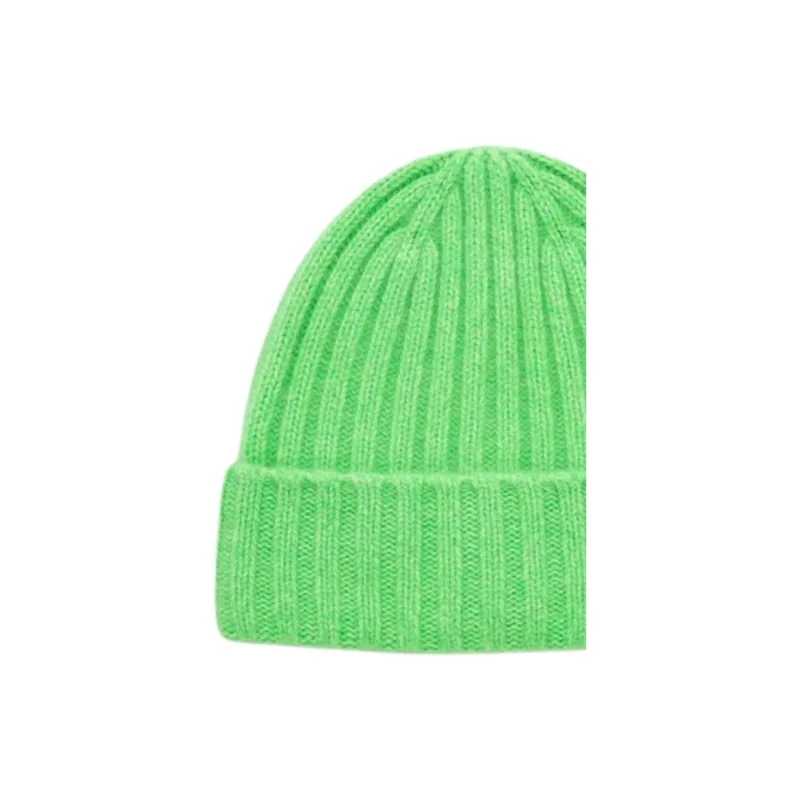 COS Cashmere Beanies Unisex Green-1