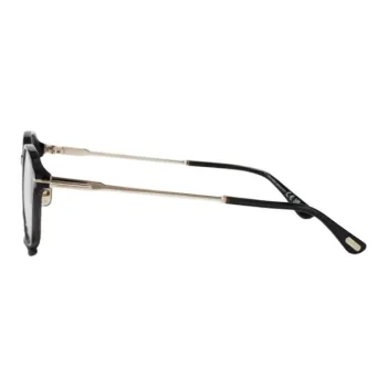 TOM FORD Injection Molded Oval Eyeglass Frames Unisex Black