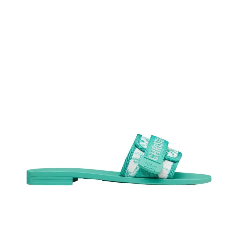 DIOR DIORIVIERA Slide Slippers Women's Tiffany Blue Color-1