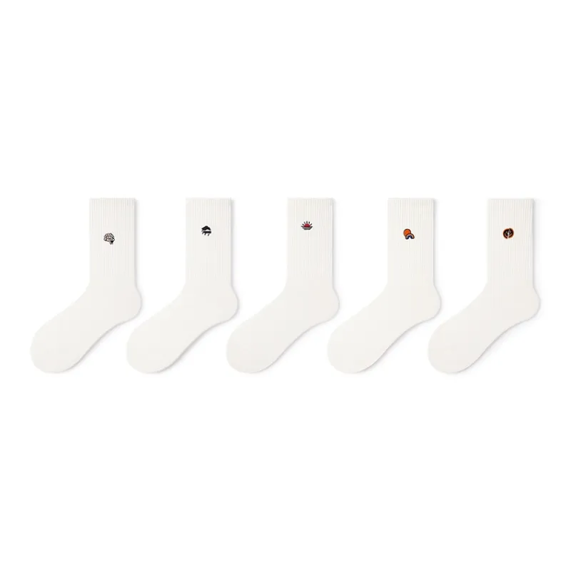 Primeet Mid Calf Socks Unisex 5 Pack-4