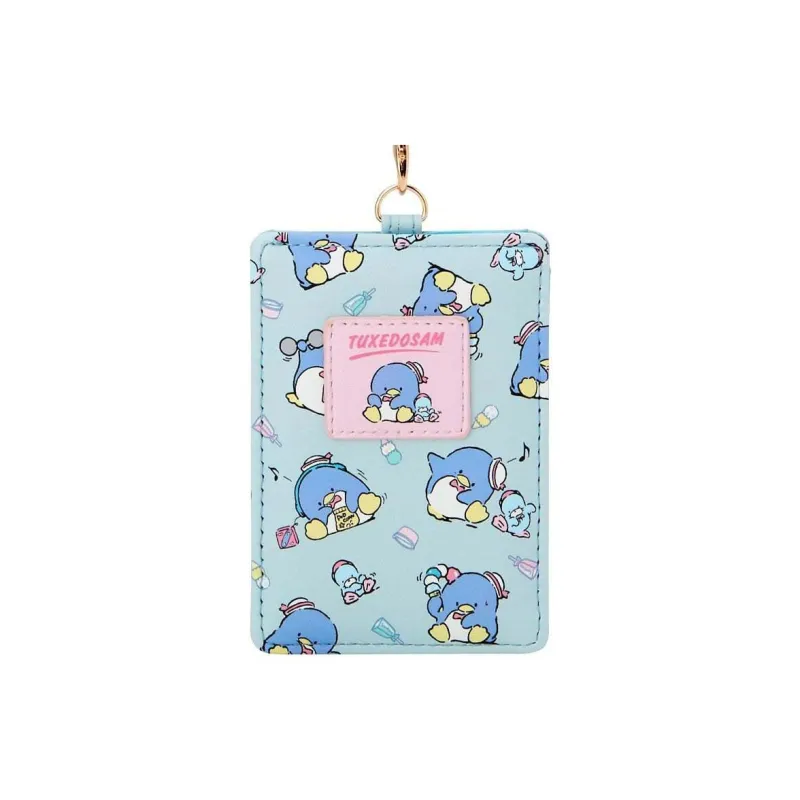 Sanrio PU Passport Wallet, Card Holder Unisex Pink Blue-1