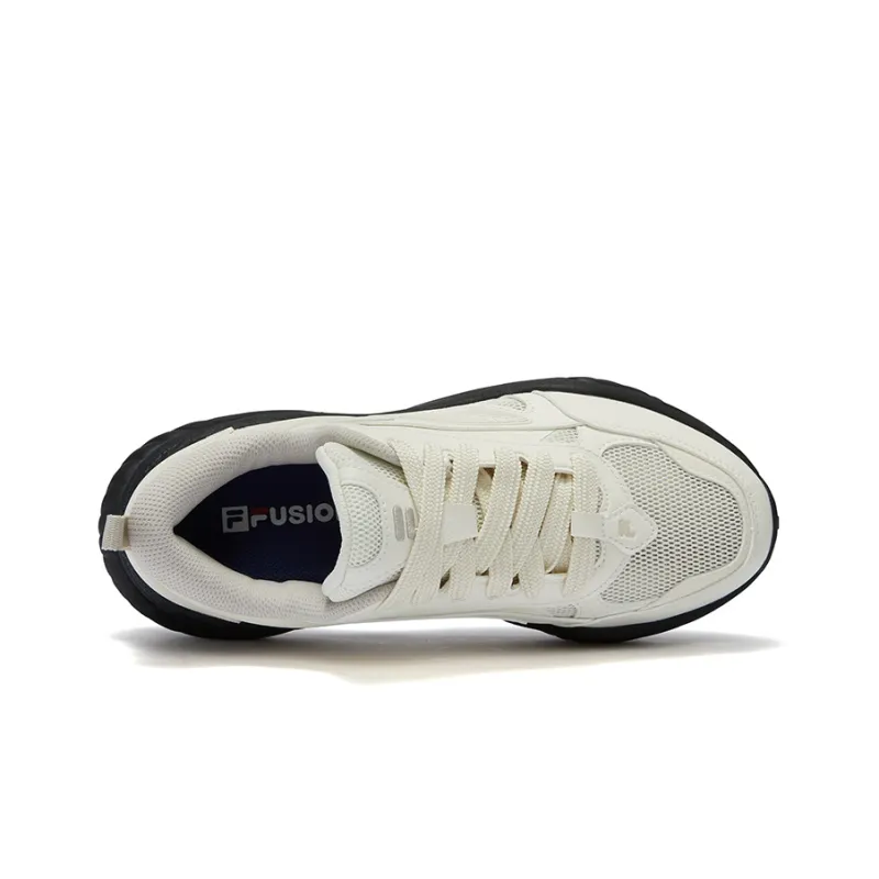 FILA FUSION Conch Dx Conch Shoes Wear-Resistant Low-Top Casual Shoes Women's Milk White Gray-2