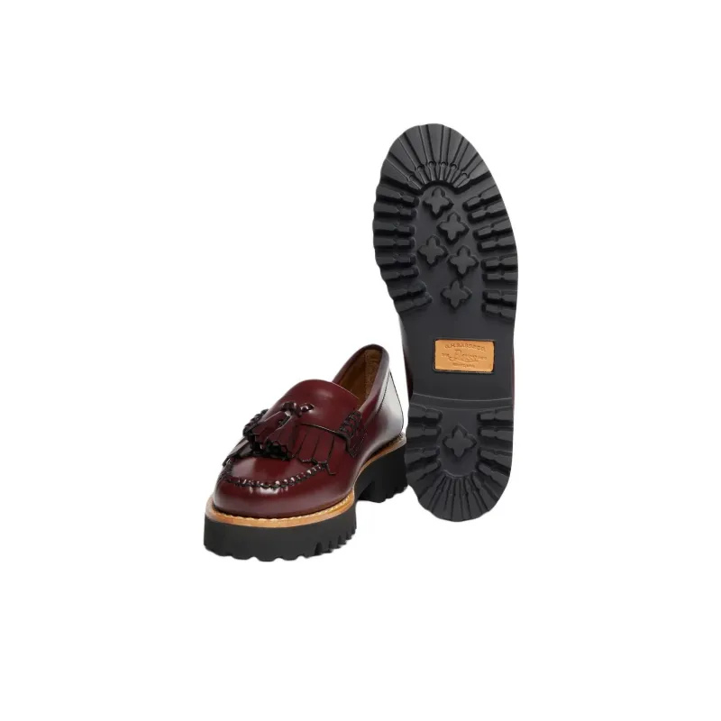 G.H. Bass & Co. Esther Kiltie Loafers Women's Burgundy-5