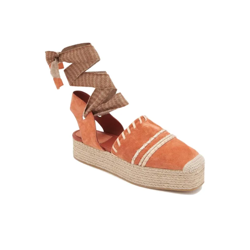 Ulla Johnson Concha Casual Single Shoes Women's Orange-2