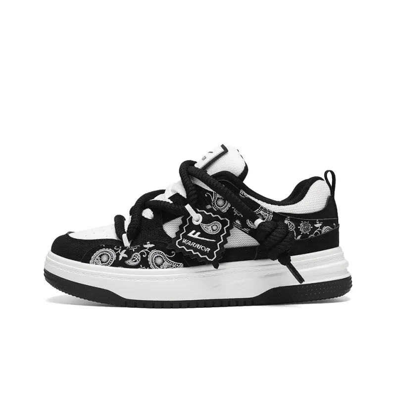 Warrior Height Increasing Support Abrasion Resistant Lightweight Breathable Low Top Skateboard Shoes Unisex-5