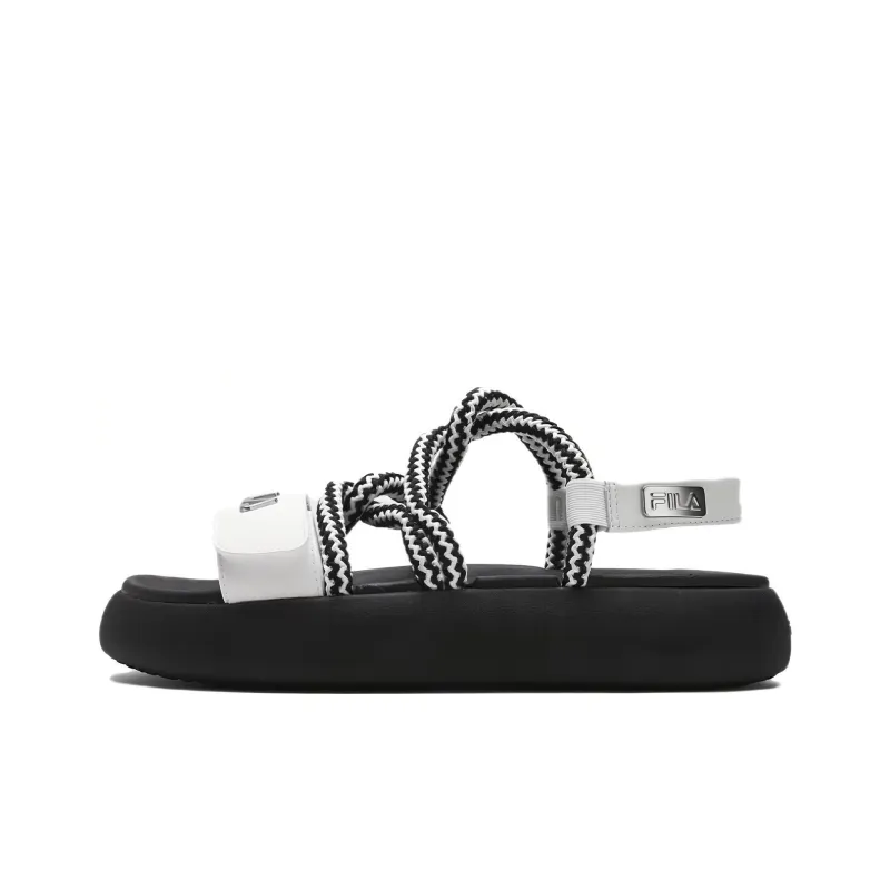 FILA Churro Beach Sandals Women's White Black-0
