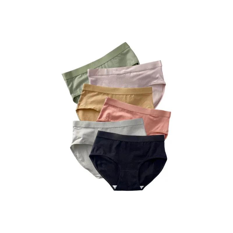 Flowers In Water Underpants Women's 6 Pack-8