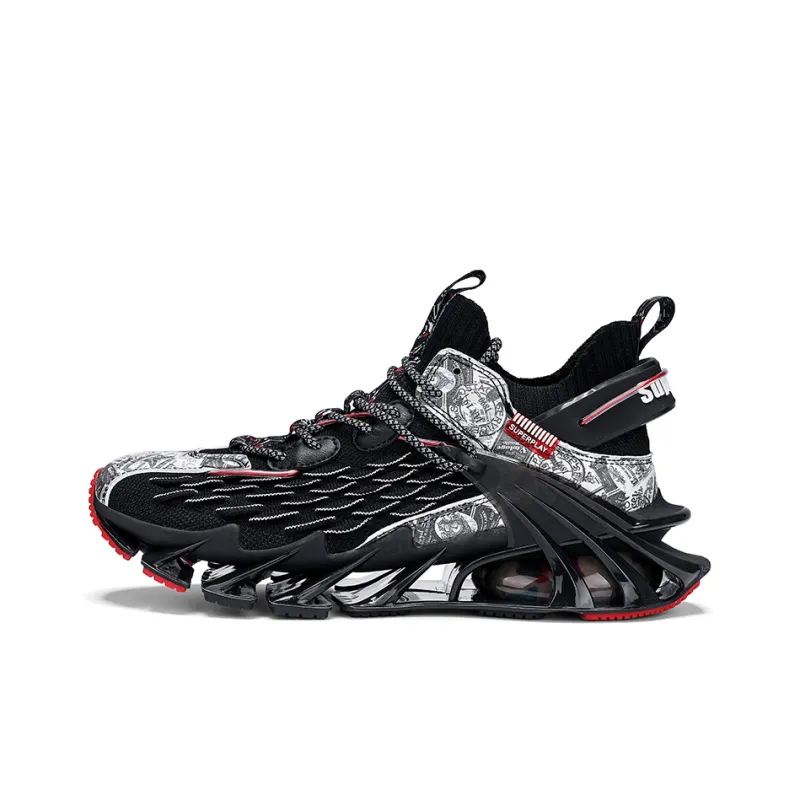 Prince McQueen Shock Absorbers With Slip Resistant Features Low Top Running Shoes Men's-11