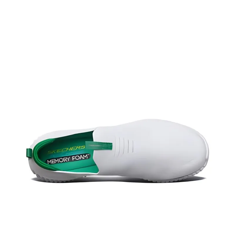 Skechers Elite Fle Cushioning Wear-Resistant Low-Top Casual Shoes Men's White-3