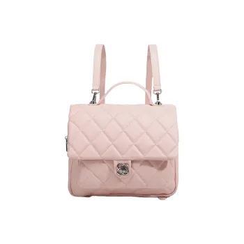 TTaG．baG PU Backpack Women's Pink/White/Silver/Black