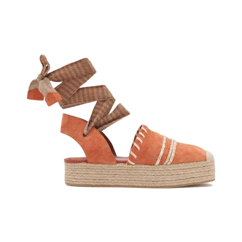 Ulla Johnson Concha Casual Single Shoes Women's Orange-1