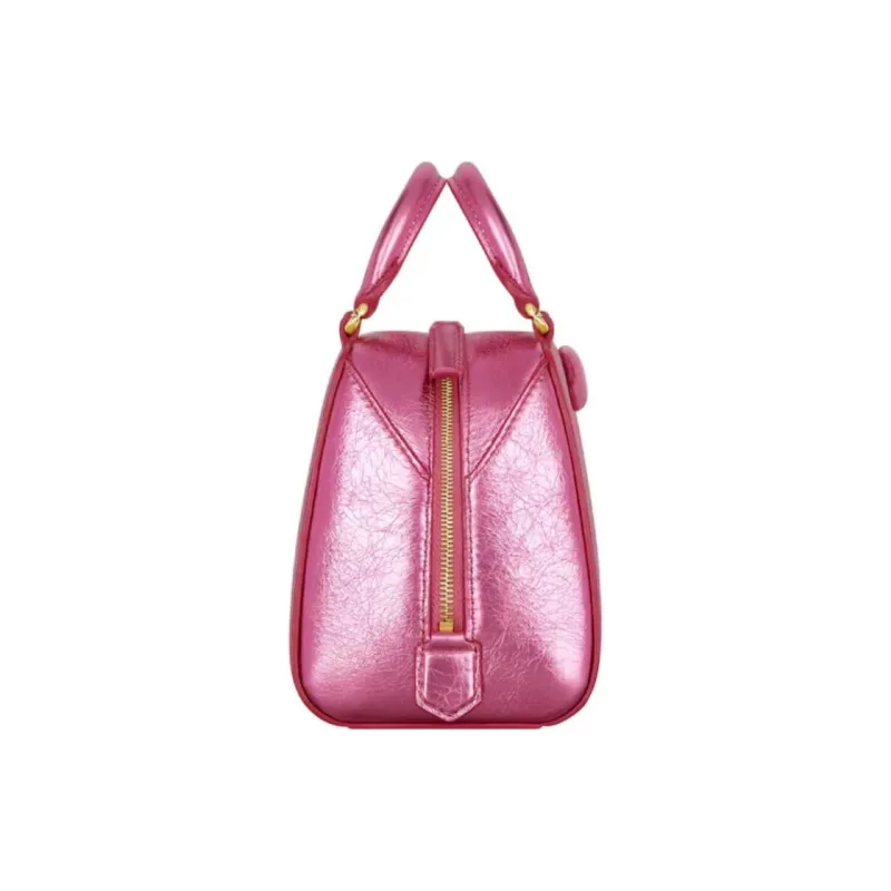 Givenchy Lambskin Shoulder Bag, Crossbody Bag, Handbag Extra Small Women's Raspberry-2
