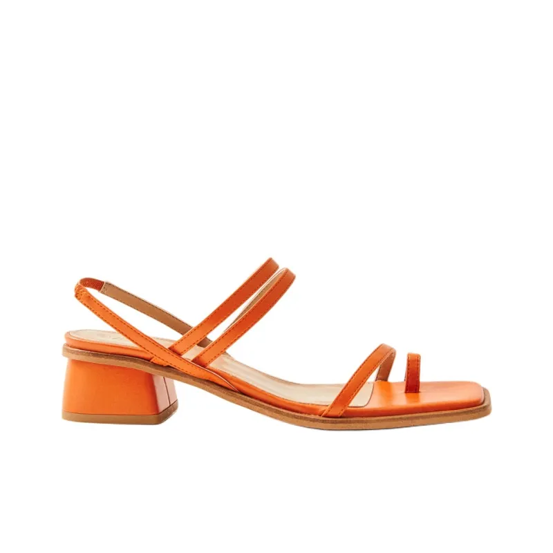 ALOHAS Marlowe Strap Sandals 5cm Women's Orange-1