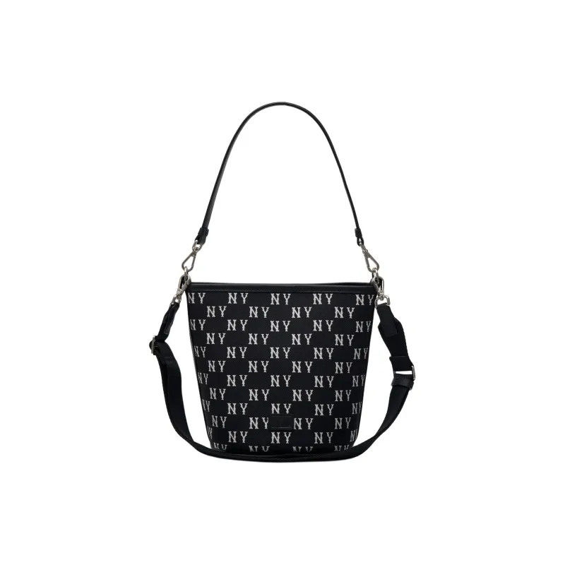MLB Cotton Bucket Bag, Shoulder Bag, Crossbody Bag, Handbag Regular Unisex Black-2