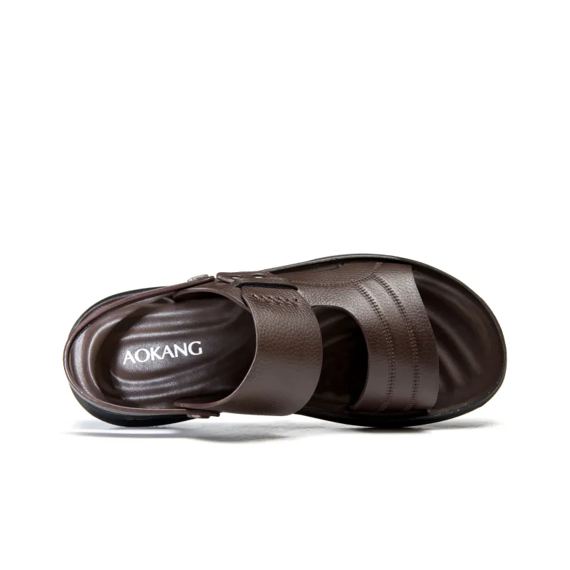 AOKANG Travel Flat Home Beach Sandals Men's-14